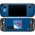 NHL New York Rangers Distressed Steam Deck Handheld Gaming Computer Skin